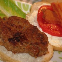 Sweet and Spicy Pork Burgers recipe
