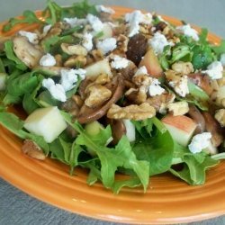 Mushroom, Apple, and Goat Cheese Salad recipe