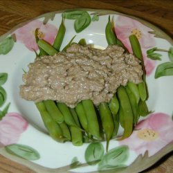 Green Beans With Walnut Miso Sauce recipe