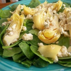 Artichoke and Spinach Salad recipe