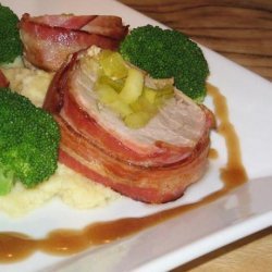 Pork Loin With Apples and Pancetta recipe