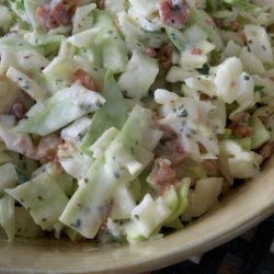 Crispy Creamy Cabbage Salad With Bacon German Style recipe