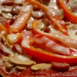 Vegetable Pita Pizzas recipe