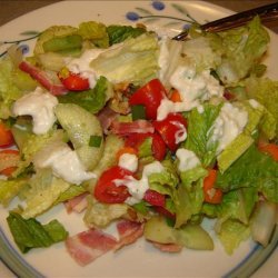 Kid-Friendly Chop Chop Salad With Creamy Blue Cheese  or Butterm recipe