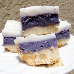 Okinawan Purple Sweet Potato Pie With Haupia Topping recipe