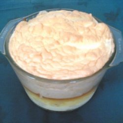 Fresh Orange Bread Pudding With Meringue Topping recipe