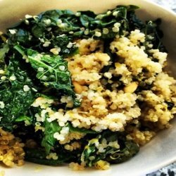 One Pot Kale and Quinoa Pilaf recipe