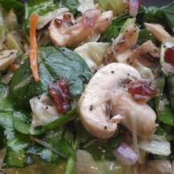 Aunt Kellie's Spinach Poppy Seed Salad recipe