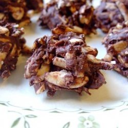 Chocolate Almond Hay Stacks recipe