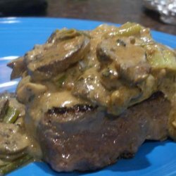 Steak Fillet With Mushrooms recipe