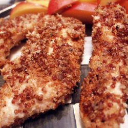 Quinoa Crusted Chicken Fingers recipe
