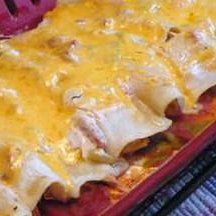 Awesome Easy Cheese and Chicken Enchiladas recipe