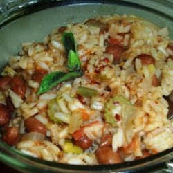 Vegetarian Black-Eyed Peas & Rice recipe