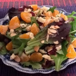 Satsuma Oranges, Dried Cranberries & Blue Cheese Salad recipe