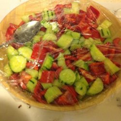 Pfepfel Bar Labid--Tunisian Cucumber and Pepper Relish recipe