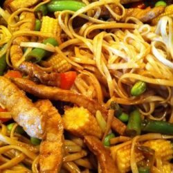 Tangy Thai Pork With Noodles recipe