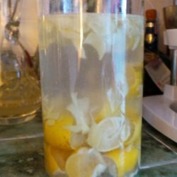 Lemon Ginger Infused Vodka recipe