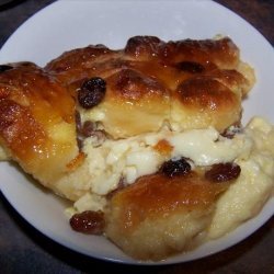 Marmalade-Glazed Croissant Pudding recipe