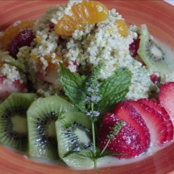 Minted Quinoa Fruit Salad recipe