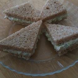 Cucumber Party Sandwiches recipe
