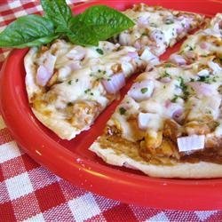BBQ Chicken Tortilla Pizza recipe