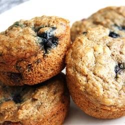Low-Fat Blueberry Bran Muffins recipe