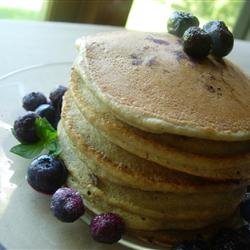 Whole Wheat Blueberry Pancakes recipe