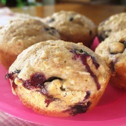 Berry Oatmeal Muffins recipe