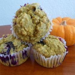 Blueberry Pumpkin Muffins recipe