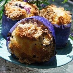 Mango Blueberry Muffins With Coconut Streusel recipe