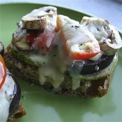 Vegetarian Open Faced Sandwich recipe