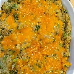 Cheesy Broccoli Quinoa recipe