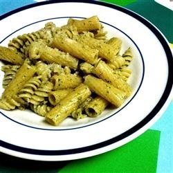 Pasta with Arugula Pesto recipe