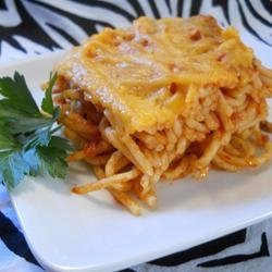 Spaghetti Casserole III recipe