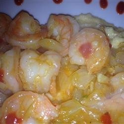 Garlic Shrimp and Cheesy Grits recipe