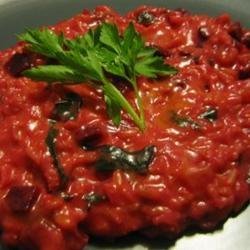 Beet and Cheddar Risotto recipe