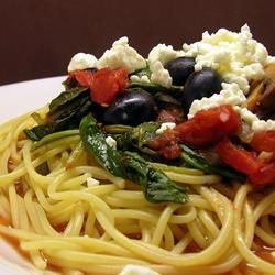 Quick and Easy Greek Spaghetti recipe