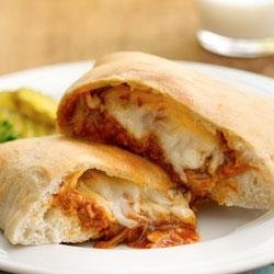 Barbecued Chicken Calzones recipe
