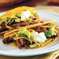 Slow-Cooked Taco Shredded Beef recipe