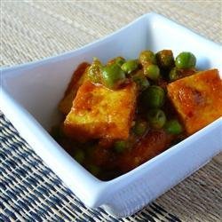 Indian Matar Paneer (Cottage Cheese and Peas) recipe