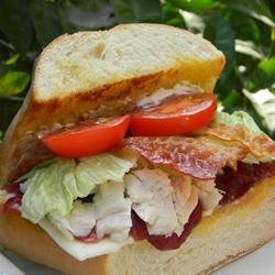 Turkey Sandwiches with Cranberry Sauce recipe