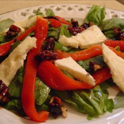 Brie and Roasted Red Pepper Salad recipe