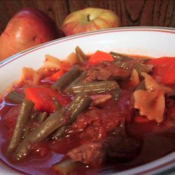 Lamb Stew With Pasta recipe