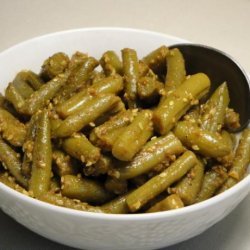 Tandoor Style Green Beans for Two (Vegan) recipe