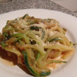 Zucchini  spaghetti  recipe
