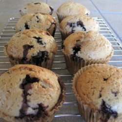 Vegan Whole-Grain Blueberry Muffins recipe