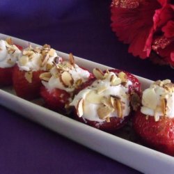 Inside out - Cheesecake Stuffed Strawberries recipe