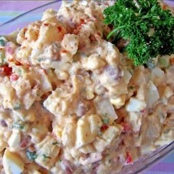 Potato Salad With Pork and Beans & Eggs recipe
