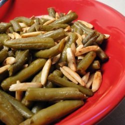 Fried Green Beans With Slivered Almonds recipe