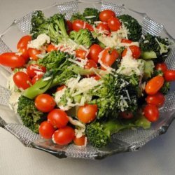 Parmesan Broccoli With Cherry Tomatoes recipe